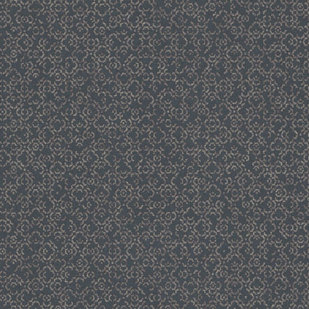 Non woven-tapet geometrisk Profhome 378665-GU lätt texturerad metalliska höjdpunkter färg grå antracit platina 5,33 m2