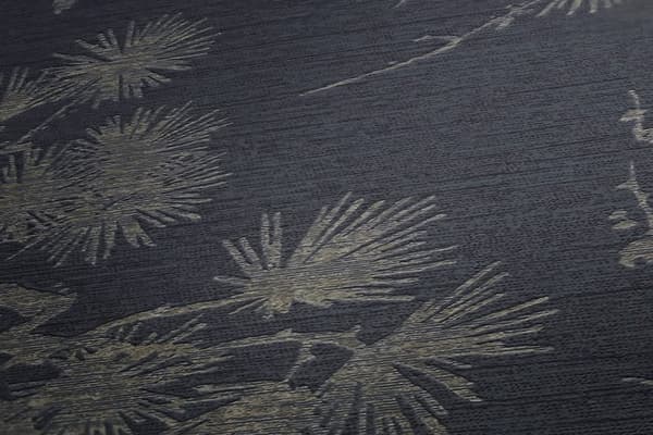 Non woven-tapet Asien Profhome 378672-GU lätt texturerad metalliska höjdpunkter färg antracit svart grå brons 5,33 m2
