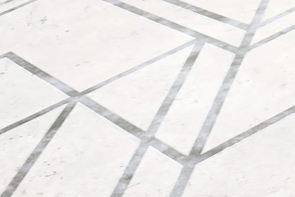 Non woven-tapet geometrisk Profhome 378691-GU lätt texturerad matt färg vit grå 5,33 m2