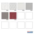 Miniatyrbild 8 av 8: Non woven-tapet geometrisk Profhome 378691-GU lätt texturerad matt färg vit grå 5,33 m2