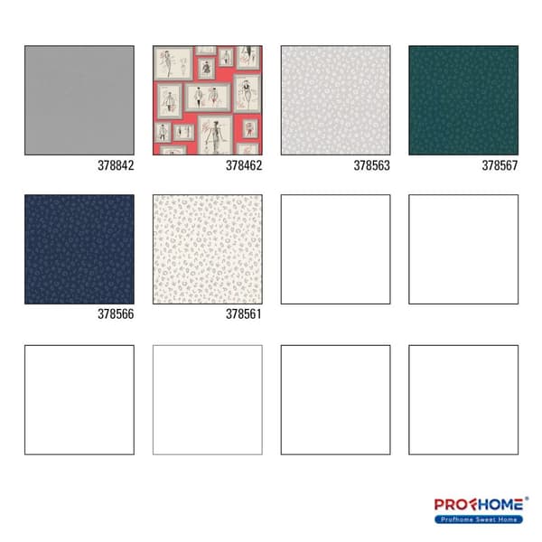 Non woven-tapet uni kulör Profhome 378842-GU lätt texturerad matt färg grå 5,33 m2