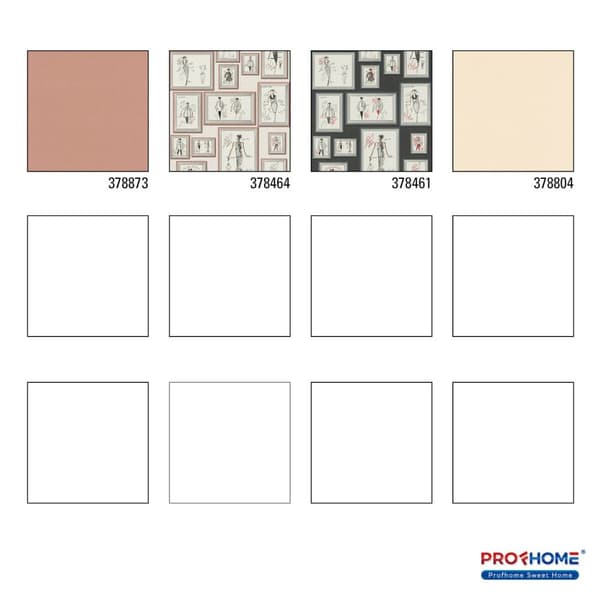Non woven-tapet uni kulör Profhome 378873-GU lätt texturerad matt färg orange 5,33 m2