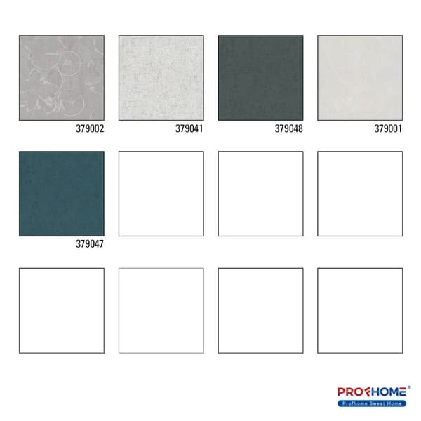 Non woven-tapet geometrisk Profhome 379002-GU lätt texturerad glansigt mönster matt bakgrund färg grå silver 5,33 m2