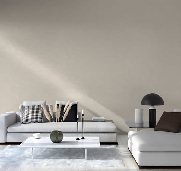 Non woven-tapet uni kulör Profhome 379021-GU lätt texturerad matt färg guld grädde 5,33 m2