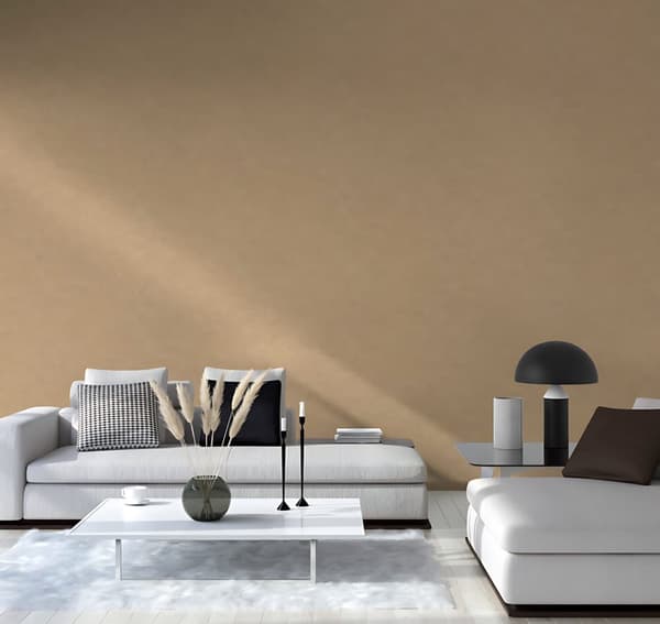 Non woven-tapet uni kulör Profhome 379025-GU lätt texturerad matt färg guld 5,33 m2