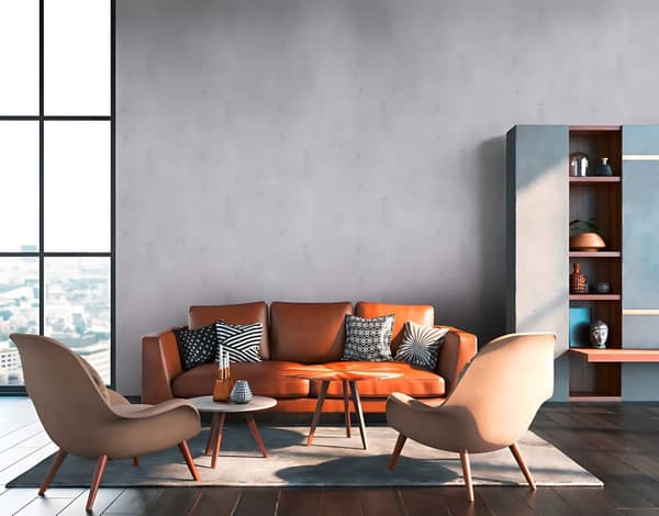 Non woven-tapet begagnad utseende Profhome 379032-GU lätt texturerad matt färg grå 5,33 m2