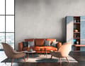 Miniatyrbild 6 av 8: Non woven-tapet begagnad utseende Profhome 379035-GU lätt texturerad matt färg grå röd 5,33 m2