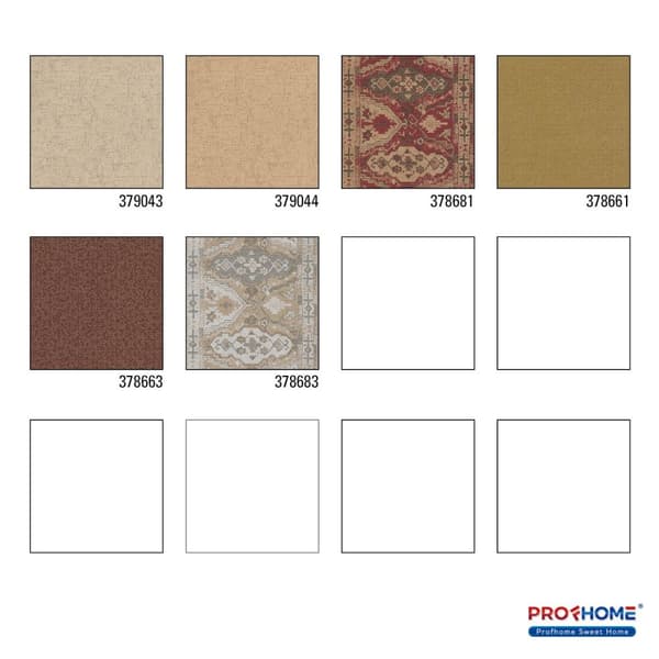 Non woven-tapet uni kulör Profhome 379043-GU slät matt färg beige brun 5,33 m2