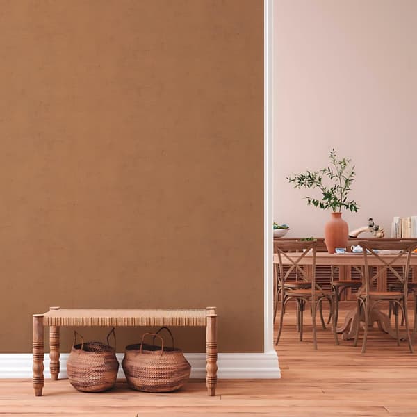 Non woven-tapet uni kulör Profhome 379045-GU slät matt färg orange 5,33 m2