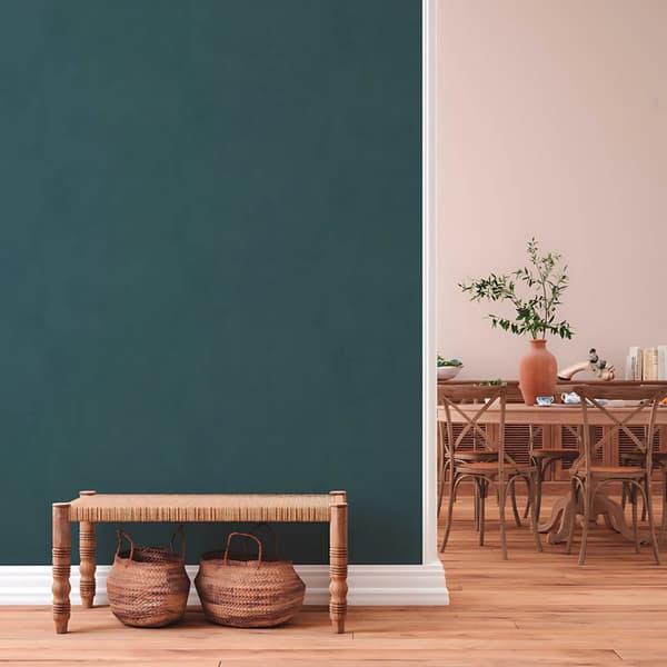 Non woven-tapet uni kulör Profhome 379047-GU slät matt färg blå 5,33 m2