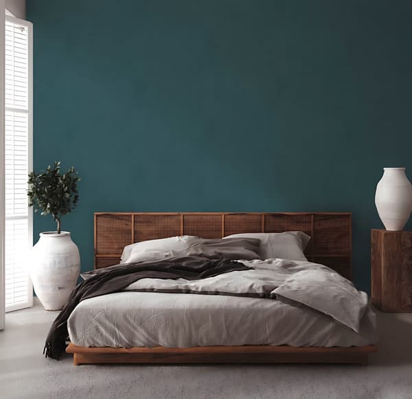 Non woven-tapet uni kulör Profhome 379047-GU slät matt färg blå 5,33 m2