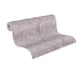 Miniatyrbild 2 av 7: Non woven-tapet blomster Profhome 379122-GU lätt texturerad matt färg grå rosa 5,33 m2