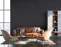 Miniatyrbild 4 av 7: Non woven-tapet uni kulör Profhome 379522-GU slät matt färg svart 5,33 m2