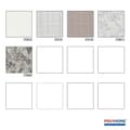 Miniatyrbild 8 av 8: Non woven-tapet uni kulör Profhome 379532-GU lätt texturerad matt färg vit 5,33 m2