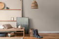 Miniatyrbild 4 av 8: Non woven-tapet uni kulör Profhome 379536-GU lätt texturerad matt färg beige grädde 5,33 m2