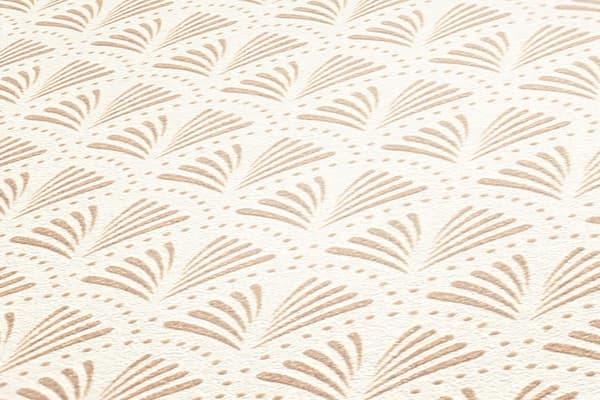 Ikke-vævet tapet ornament Profhome 379571-gu lidt tekstureret blank mønster mat baggrund färg beige hvid 5,33 m2
