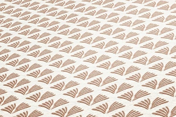 Non woven-tapet ornament Profhome 379581-GU slät glansigt mönster matt bakgrund färg rosa vit 5,33 m2
