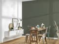 Miniatyrbild 4 av 6: Non woven-tapet ornament Profhome 379585-GU slät glansigt mönster matt bakgrund färg grön guld 5,33 m2