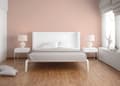 Miniatyrbild 4 av 6: Non woven-tapet ornament Profhome 379586-GU slät glansigt mönster matt bakgrund färg rosa vit 5,33 m2