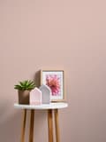 Miniatyrbild 6 av 6: Non woven-tapet ornament Profhome 379586-GU slät glansigt mönster matt bakgrund färg rosa vit 5,33 m2