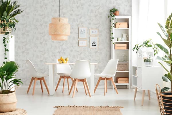 Non woven-tapet palmer Profhome 380211-GU lätt texturerad matt färg beige grå 5,33 m2