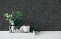 Miniatyrbild 6 av 6: Non woven-tapet shabby chic Profhome 380223-GU lätt texturerad matt färg grå svart 5,33 m2