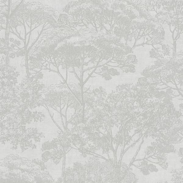Non woven-tapet Toile de Jouy Profhome 380234-GU lätt texturerad matt färg beige grädde 5,33 m2