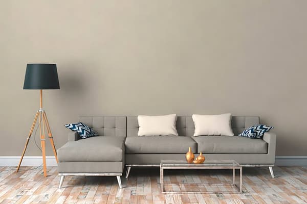 Non woven-tapet uni kulör Profhome 380245-GU lätt texturerad matt färg beige 5,33 m2