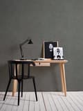 Miniatyrbild 5 av 6: Non woven-tapet uni kulör Profhome 380252-GU lätt texturerad matt färg grå 5,33 m2