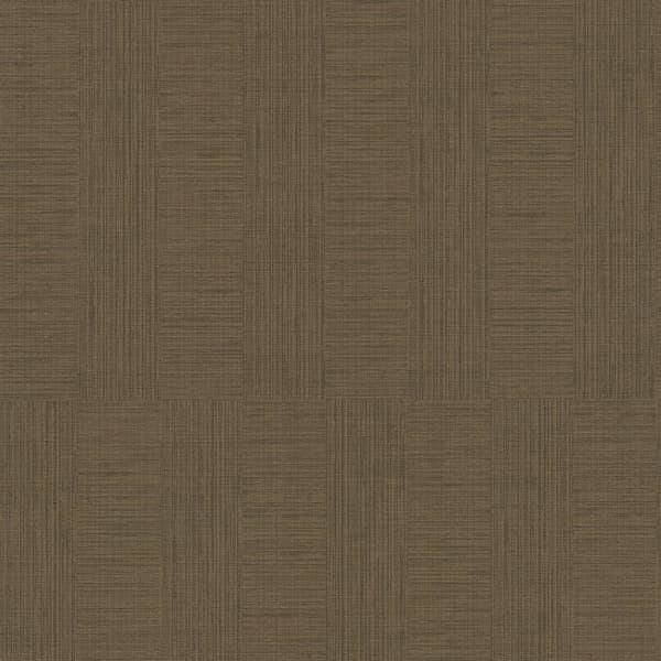 Non woven-tapet randigt mönster Profhome 380262-GU lätt texturerad matt färg brun 5,33 m2