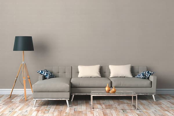 Ikke-vævet tapet geometriske Profhome 380292-gu lidt tekstureret blank färg beige rød 5,33 m2