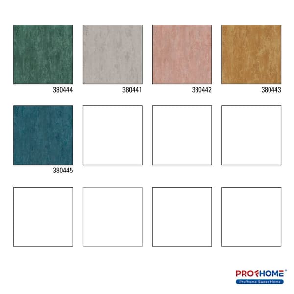 Non woven-tapet uni kulör Profhome 380444-GU lätt texturerad metallisk effekt färg grön 5,33 m2