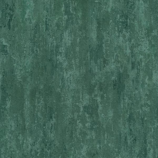 Non woven-tapet uni kulör Profhome 380444-GU lätt texturerad metallisk effekt färg grön 5,33 m2