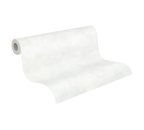Non woven-tapet uni kulör Profhome 380893-GU lätt texturerad matt färg vit 5,33 m2