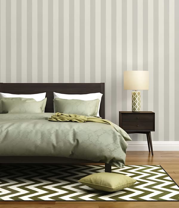 Non woven-tapet traditionell Profhome 381012-GU lätt texturerad matt färg grå vit 5,33 m2