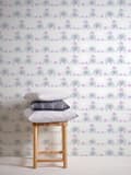 Miniatyrbild 5 av 5: Non woven-tapet djur mönster Profhome 381132-GU lätt texturerad matt färg rosa grå vit 5,33 m2