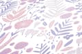 Miniatyrbild 3 av 4: Non woven-tapet barn tapet Profhome 381181-GU lätt texturerad matt färg vit rosa violett beige 5,33 m2