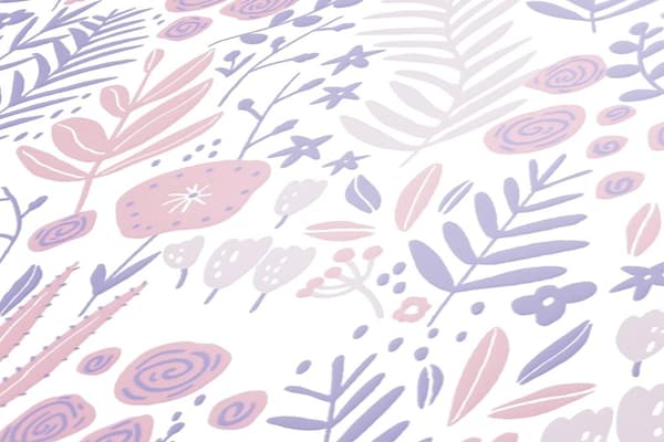 Non woven-tapet barn tapet Profhome 381181-GU lätt texturerad matt färg vit rosa violett beige 5,33 m2