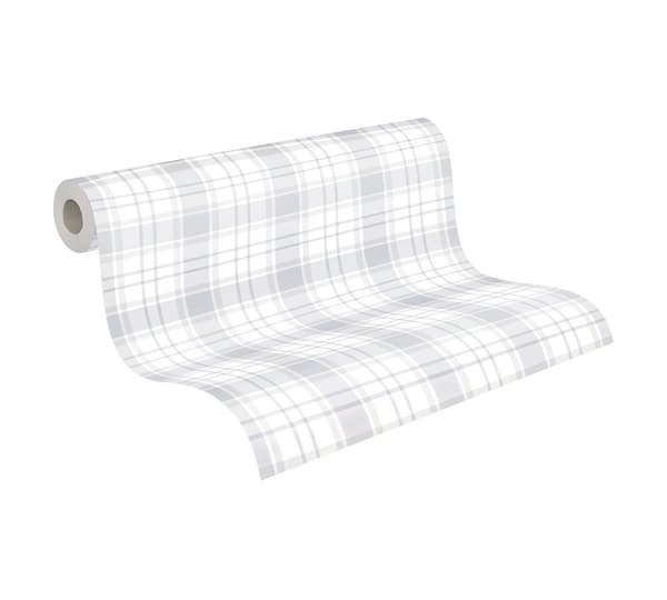 Non woven-tapet barn tapet Profhome 381221-GU lätt texturerad matt färg beige grå vit 5,33 m2