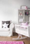 Miniatyrbild 4 av 5: Non woven-tapet barn tapet Profhome 381231-GU lätt texturerad matt färg blå vit svart grå 5,33 m2
