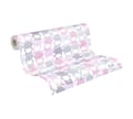 Miniatyrbild 2 av 5: Non woven-tapet djur mönster Profhome 381292-GU lätt texturerad matt färg rosa grå vit 5,33 m2