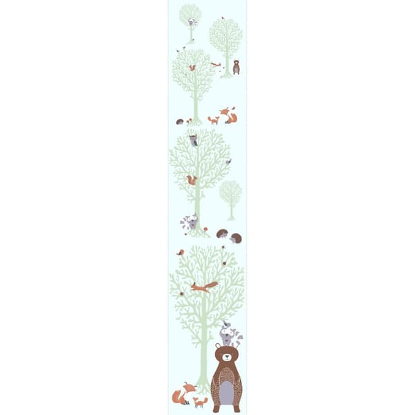 Non woven-tapet skog Profhome 381342-GU lätt texturerad matt färg grön brun grå vit 5,33 m2