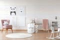 Miniatyrbild 4 av 4: Non woven-tapet barn tapet Profhome 381401-GU lätt texturerad matt färg vit gul orange röd blå 5,33 m2