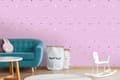 Miniatyrbild 4 av 5: Non woven-tapet djur mönster Profhome 381432-GU lätt texturerad matt färg rosa vit gul svart 5,33 m2