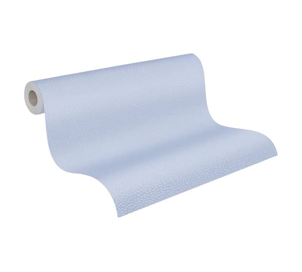 Non woven-tapet barn tapet Profhome 381451-GU lätt texturerad matt färg blå grå vit 5,33 m2