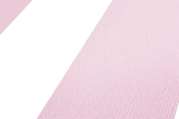 Non woven-tapet ränder Profhome 381482-GU lätt texturerad matt färg rosa vit 5,33 m2