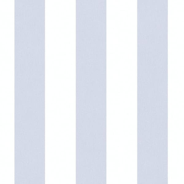 Non woven-tapet ränder Profhome 381483-GU lätt texturerad matt färg grå vit 5,33 m2