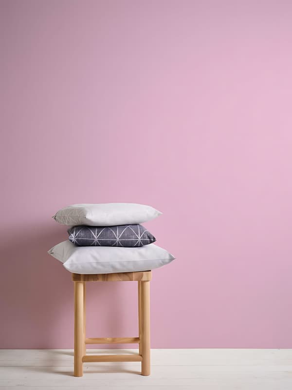 Non woven-tapet uni kulör Profhome 383228-GU lätt texturerad matt färg rosa 5,33 m2