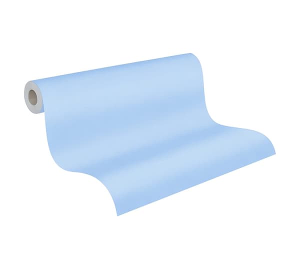 Non woven-tapet uni kulör Profhome 383273-GU lätt texturerad matt färg blå 5,33 m2