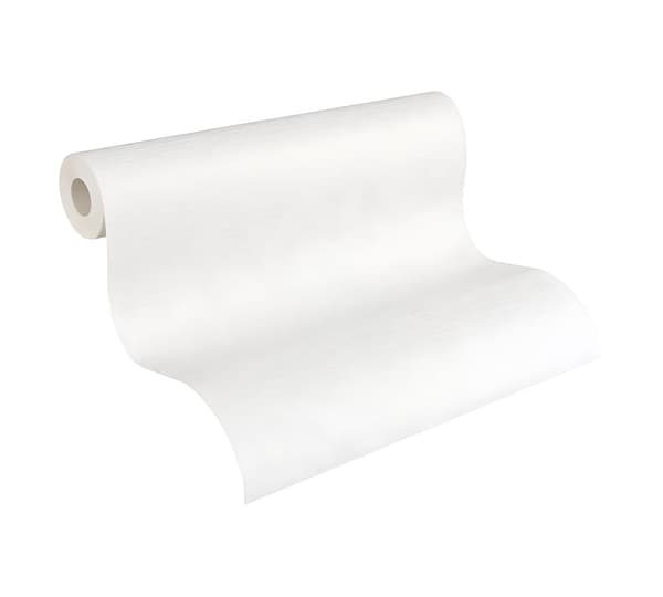 Övermålningsbar tapet textur Profhome 574619-GU lätt texturerad matt färg vit 5,33 m2